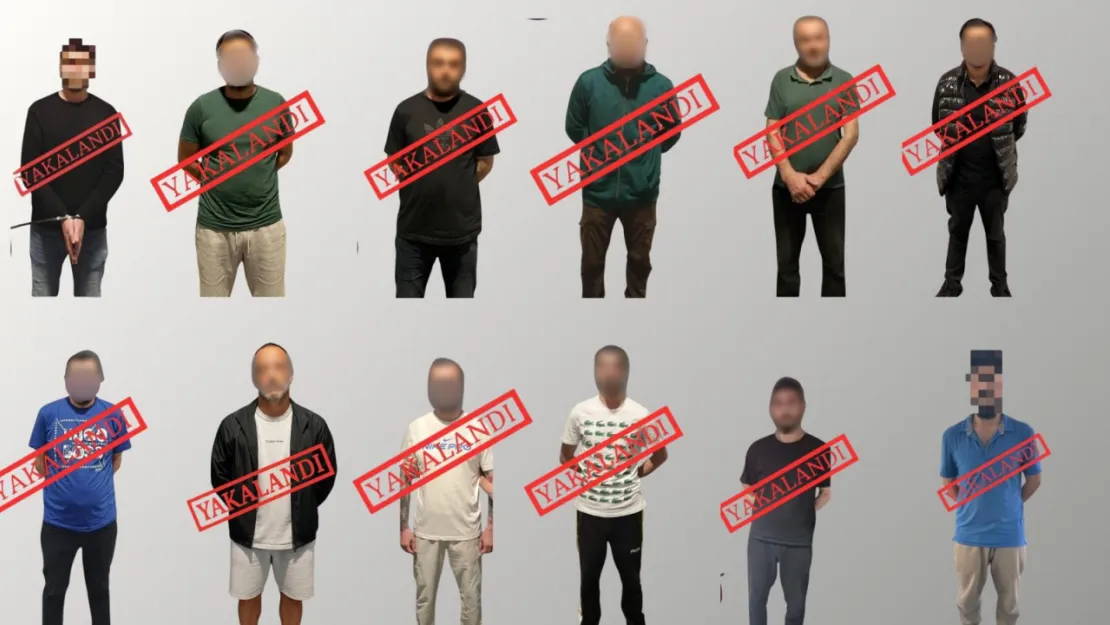 Kırmızı bültenle aranan 12 suçlu Türkiye'ye getirildi