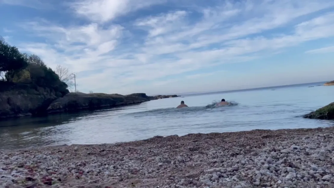 Kocaeli'de Ocak ayında deniz sezonunu açtılar