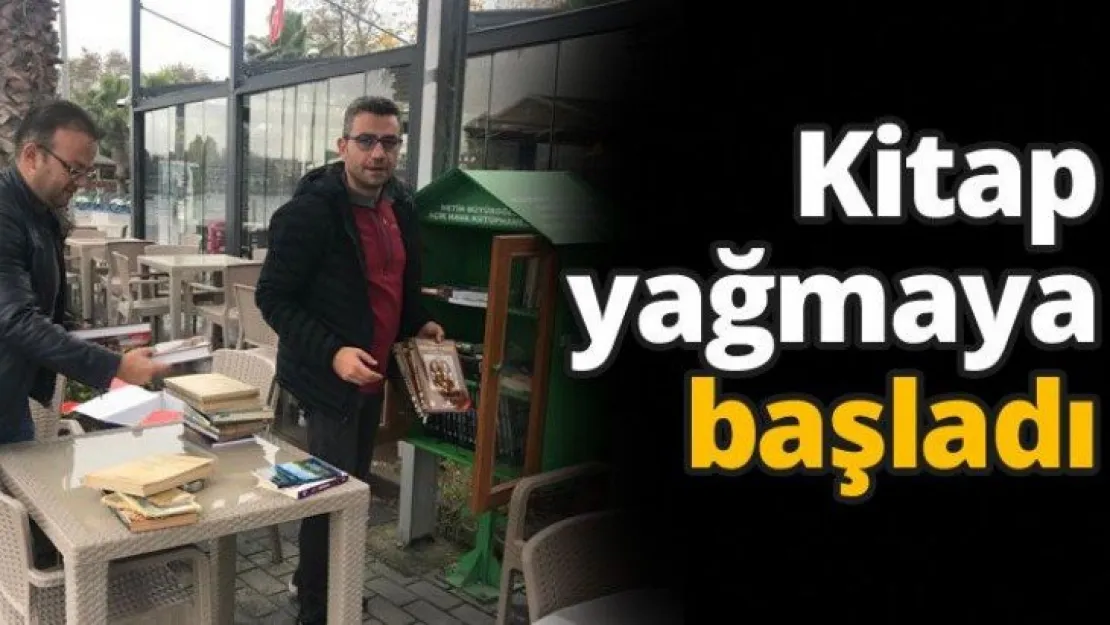 Kitap yağmaya başladı