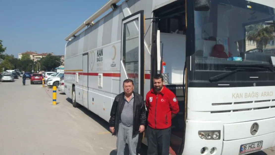 Kızılay'ın kan toplama çalışması 