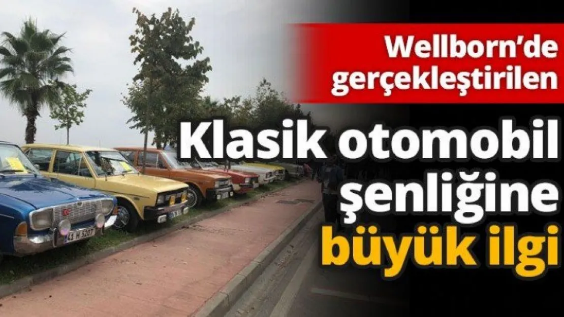 Klasik otomobil şenliğine büyük ilgi