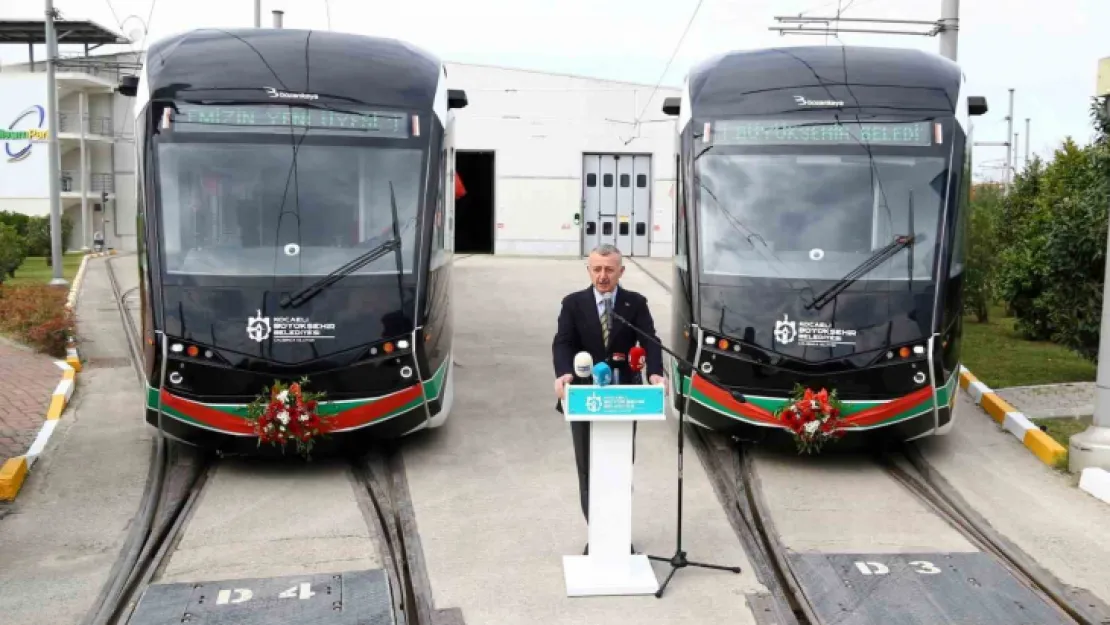 Yeni tramvaylar geldi, artık çift tramvaylar çalışacak