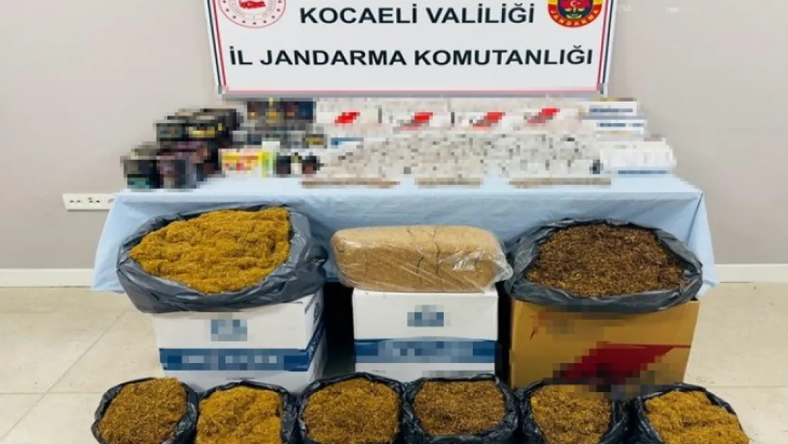 Kocaeli'de 13 bin makaron ele geçirildi