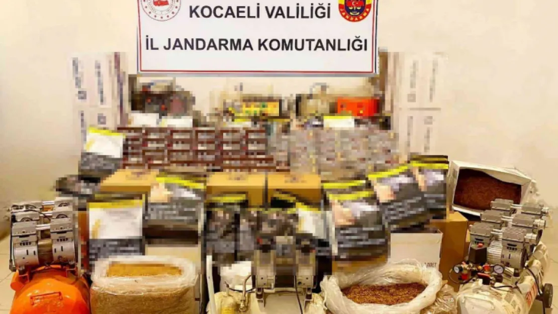 Kocaeli'de 194 bin 600 makaron ele geçirildi
