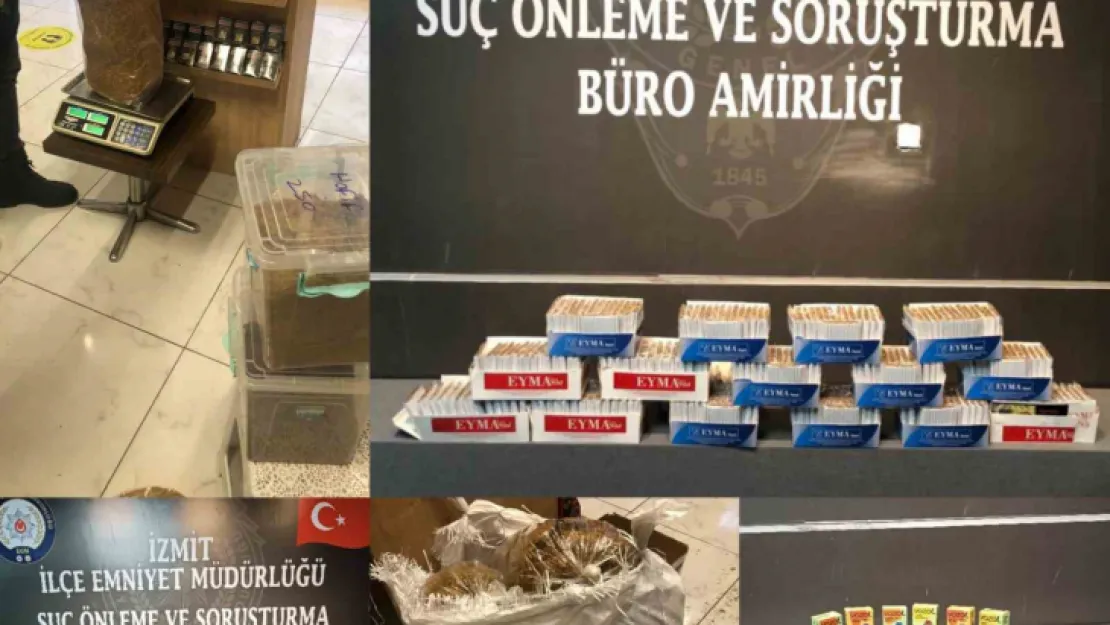 Kocaeli'de 7 bin 240 dolu makaron ele geçirildi