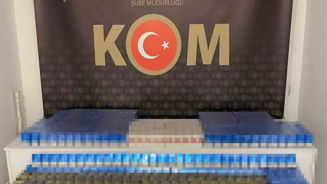 Kocaeli'de bin 350 paket gümrük kaçağı sigara ele geçirildi