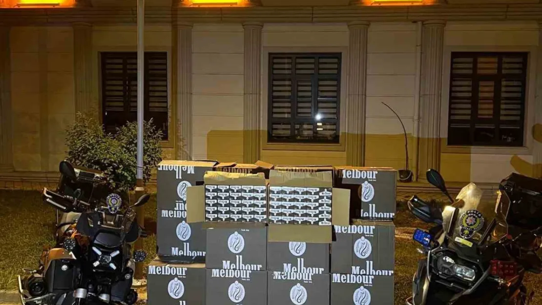 Kocaeli'de bin 500 paket bandrolsüz sigara ele geçirildi