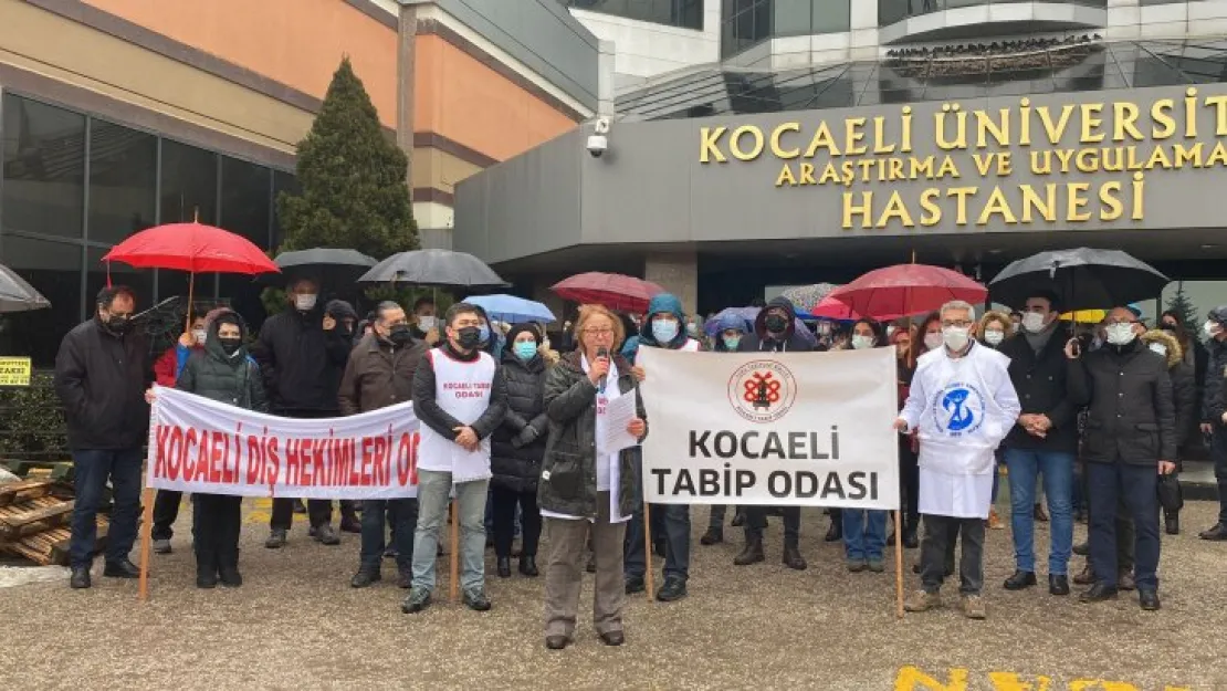 Kocaeli'de doktorlar iş bıraktı