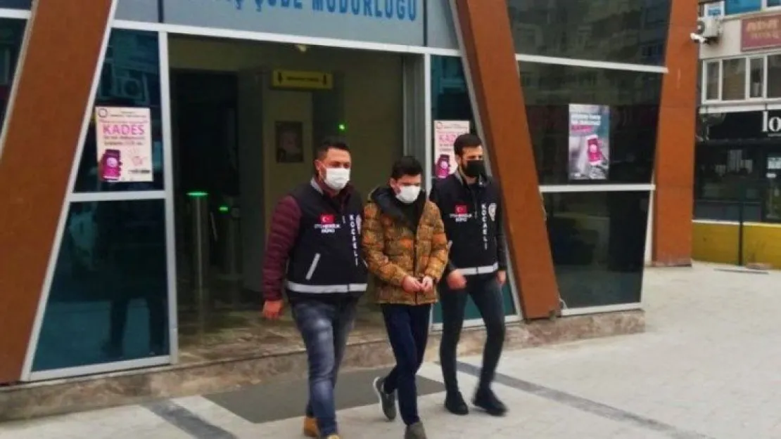 Kocaeli'de İstanbul'da otomobillere dadanan suç makinesi hırsız yakalandı 
