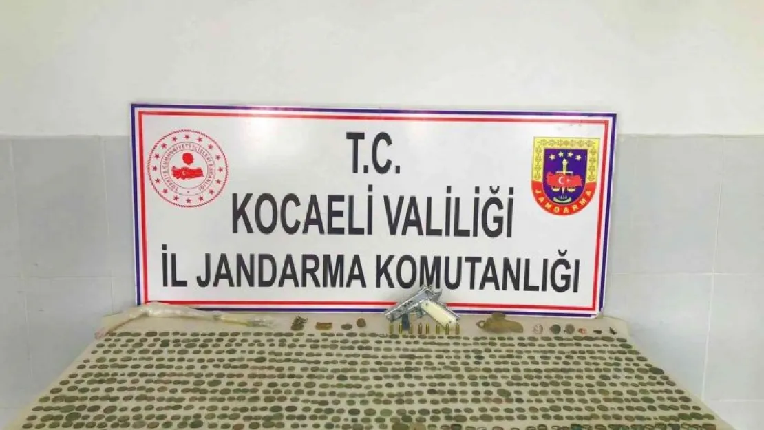 Kocaeli'de jandarma ekiplerinden tarihi eser operasyonu