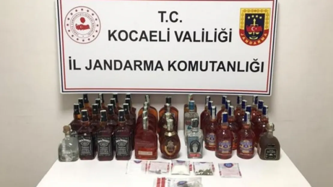 Kocaeli'de kaçak içki operasyonu