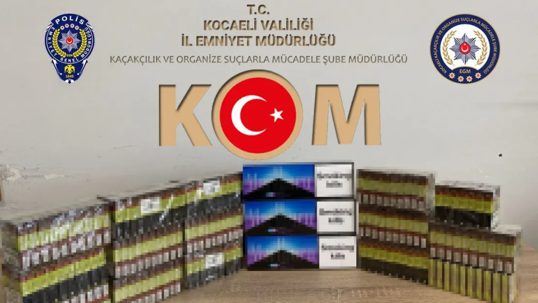 Kocaeli'de kaçak tütün operasyonu