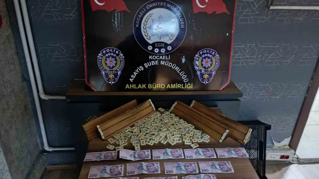 Kocaeli'de kumar oynayan 12 kişiye 110 bin 964 lira ceza