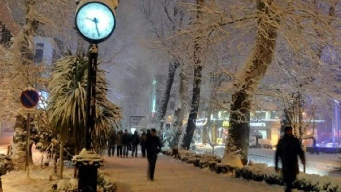 Kocaeli'de o saatlerde kar yağışı başlayacak!