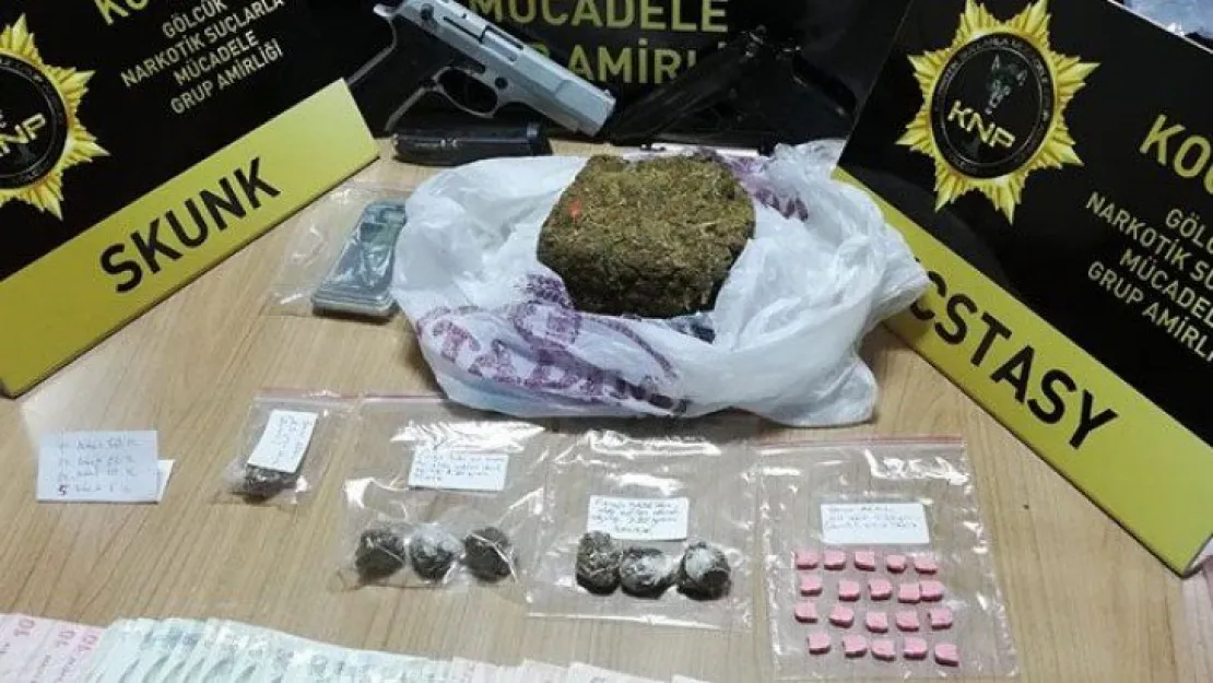 Kocaeli'de son 1 haftada uyuşturucudan 33 gözaltı!