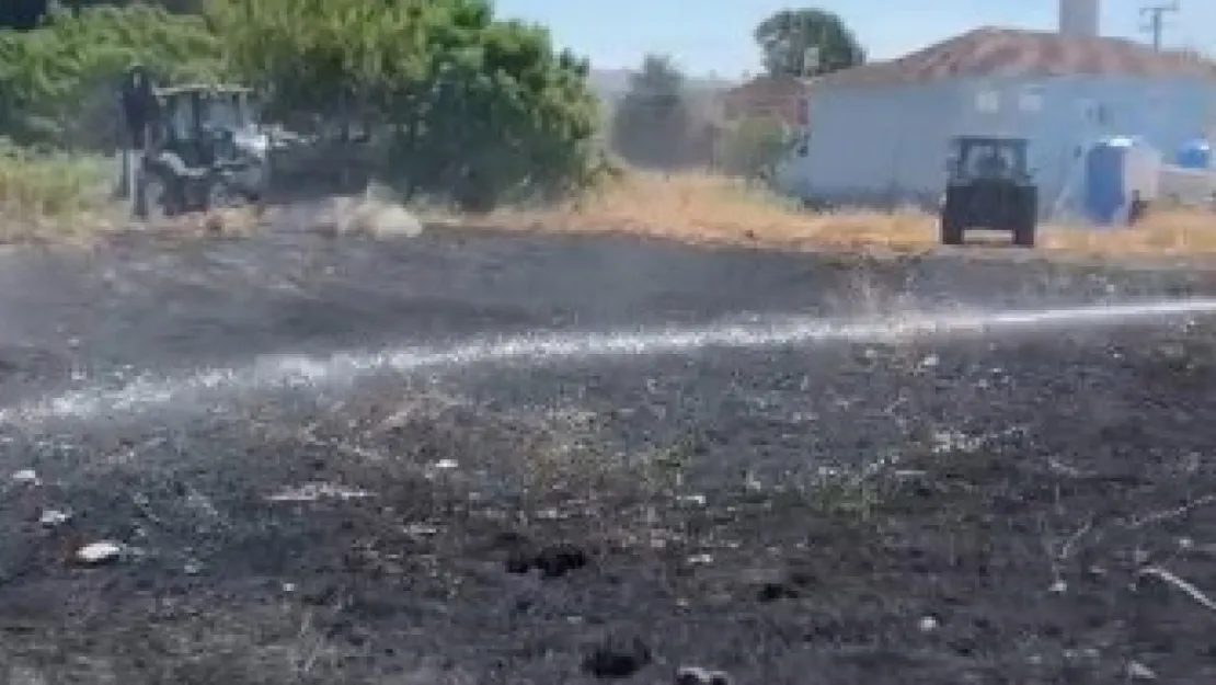 Kocaeli'de tarım arazisinde yangın çıktı