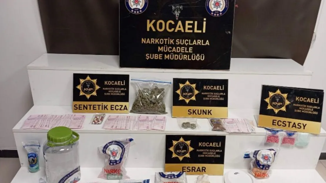 Kocaeli'de uyuşturucu operasyonu: 2 tutuklama