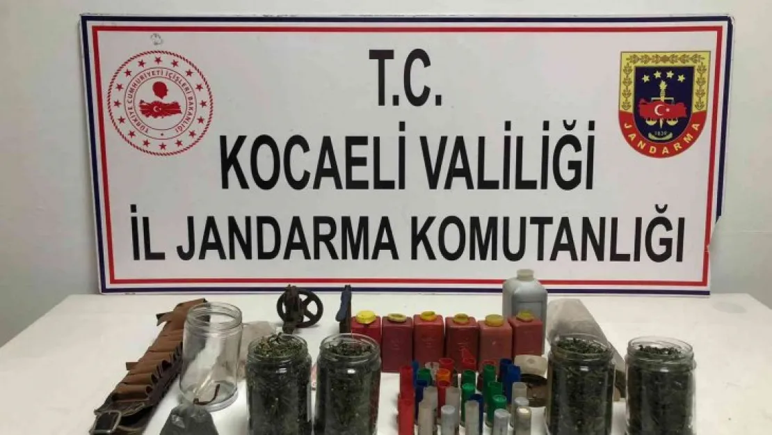 Kocaeli'de uyuşturucu ve patlayıcı madde ele geçirildi