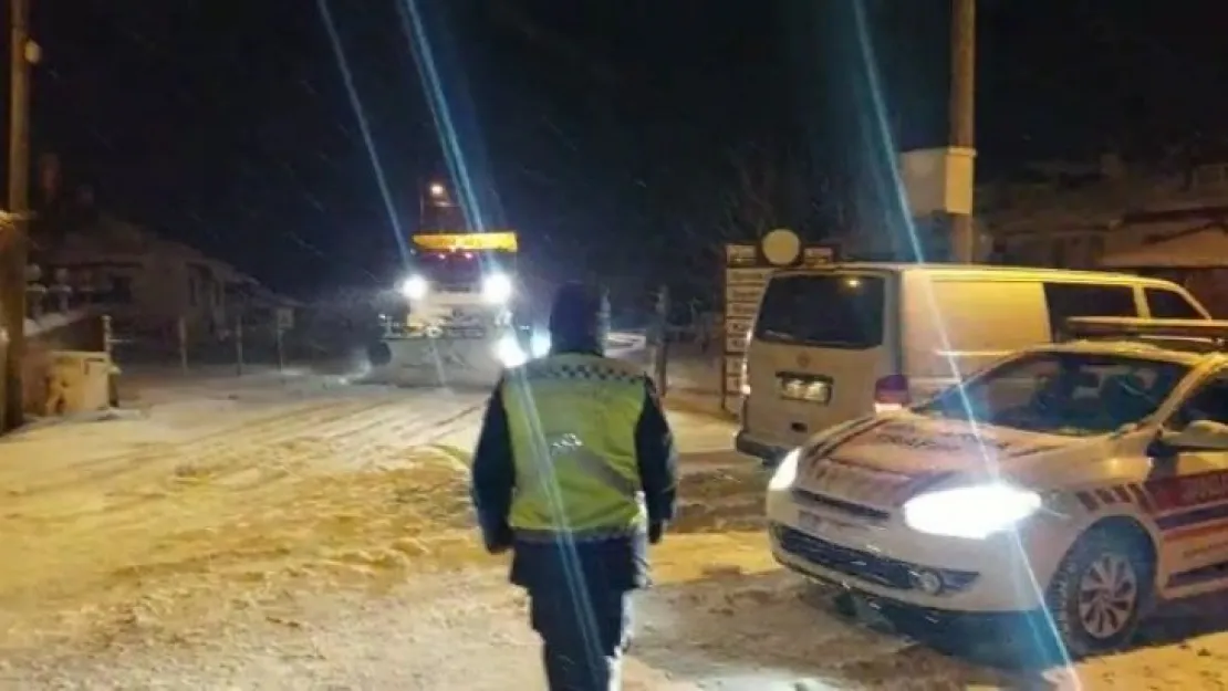 Kocaeli'de yoğun kar yağışı