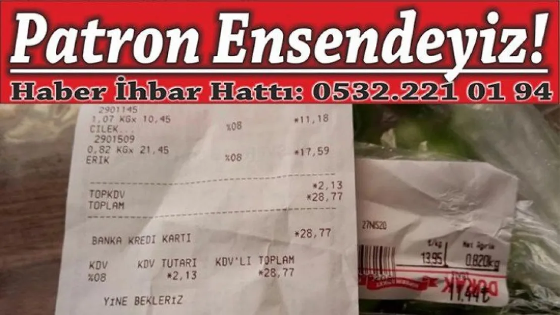 Kocaeli'deki marketlerden şikayet var!