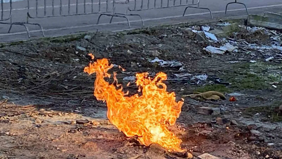 Kocaeli'deki metan gazı yangını 7. gününde