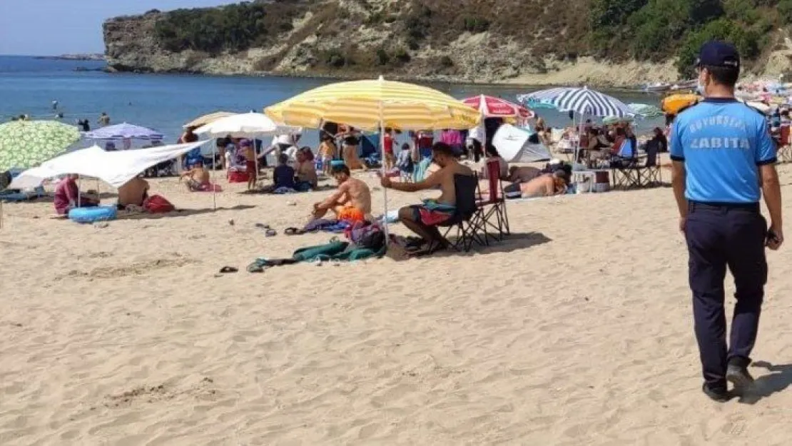 Kocaeli'deki plajlardaki denetimler sürüyor 