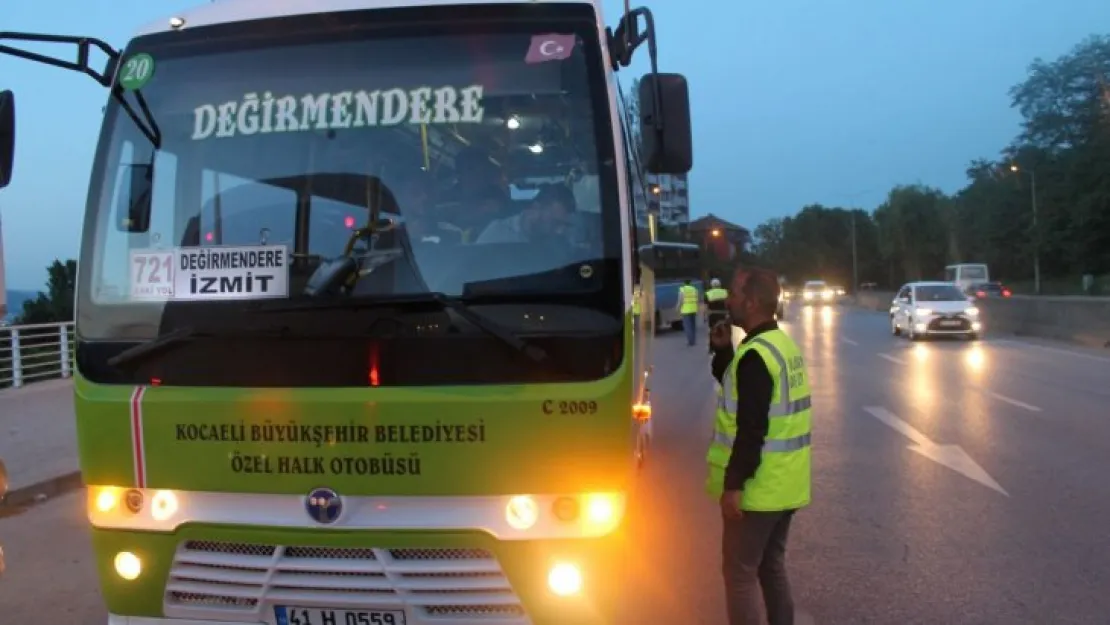 Kocaeli'deki tüm minibüsçüler kontak kapatıyor!