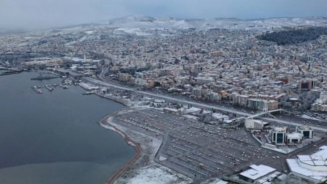 Kocaeli'den kar manzaraları