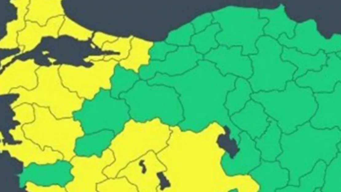 Kocaeli için 'sarı' uyarı!