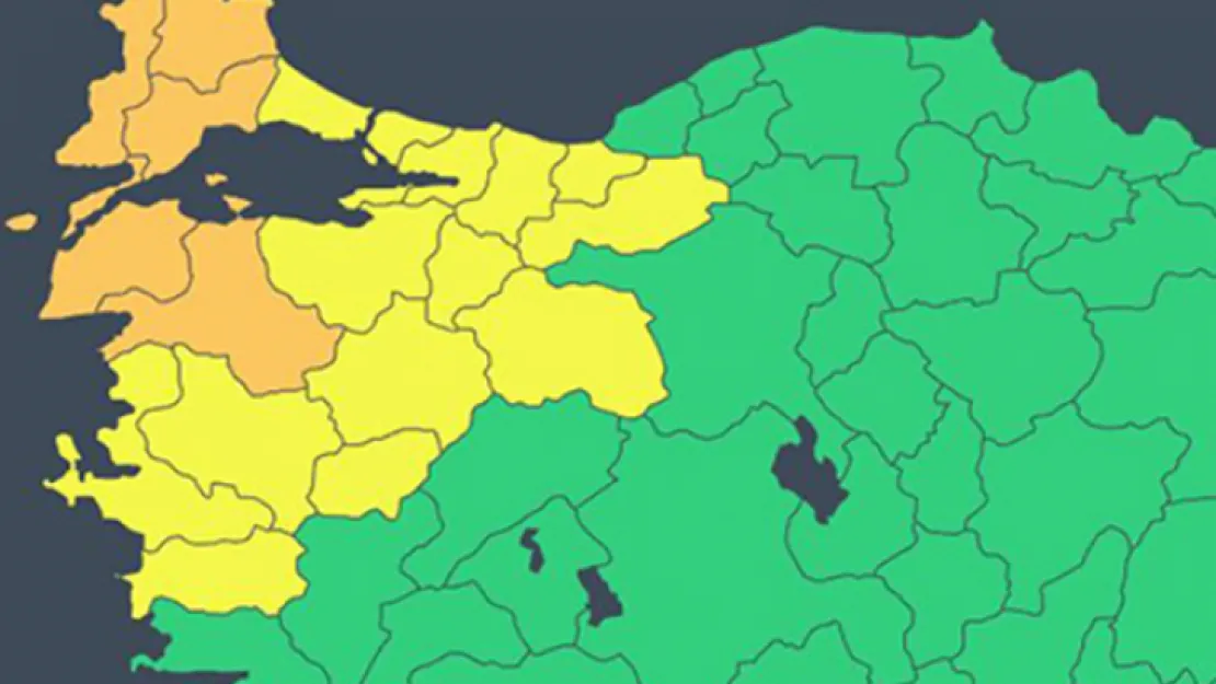 Kocaeli için 'sarı' uyarı!
