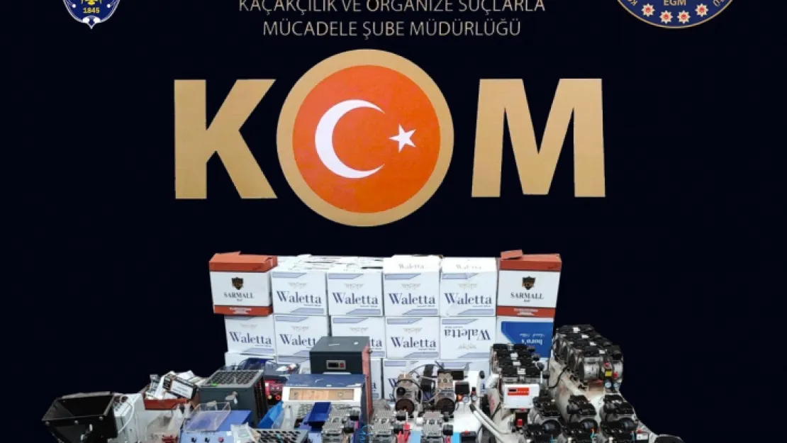 Kocaeli'nde kaçakçılık operasyonu