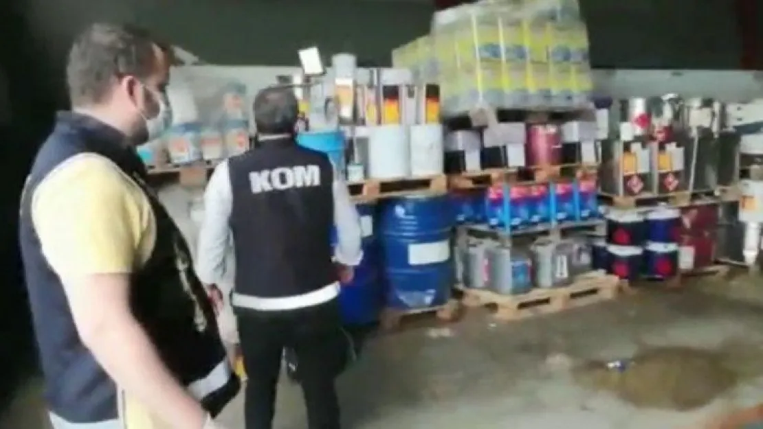 Kocaeli'nin iki ilçesinde kaçak akaryakıt baskını!
