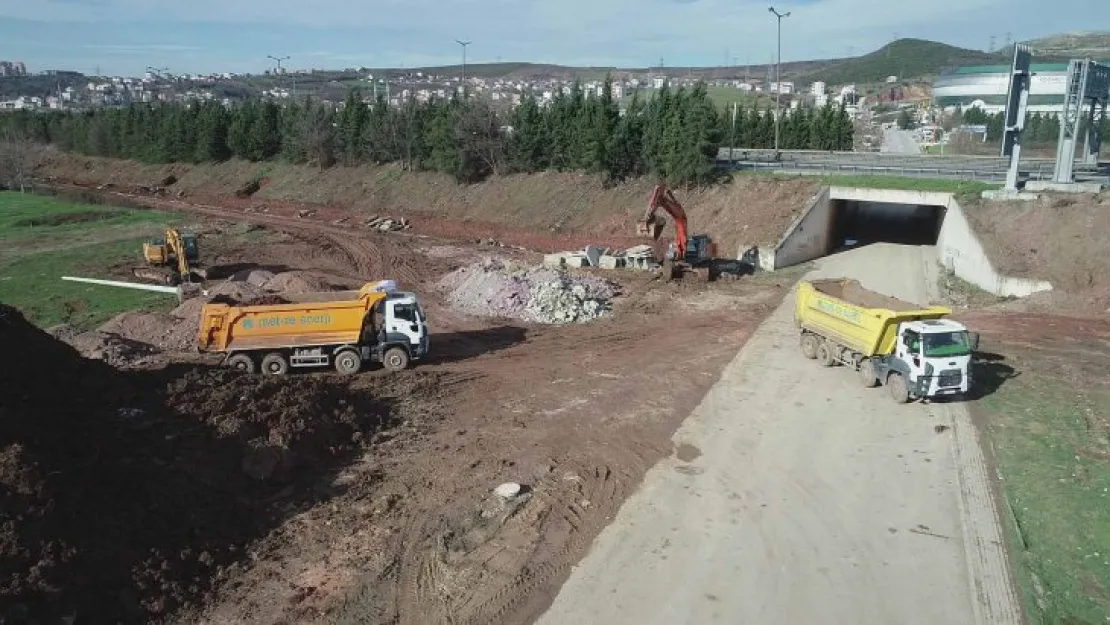 Kocaeli Stadyum bağlantı yolunda ilk kazma vuruldu