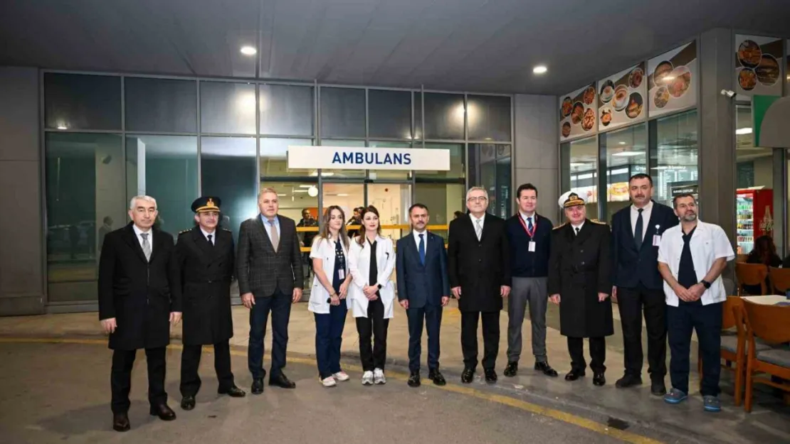 Kocaeli Valisi İlhami Aktaş'tan hastane ziyareti