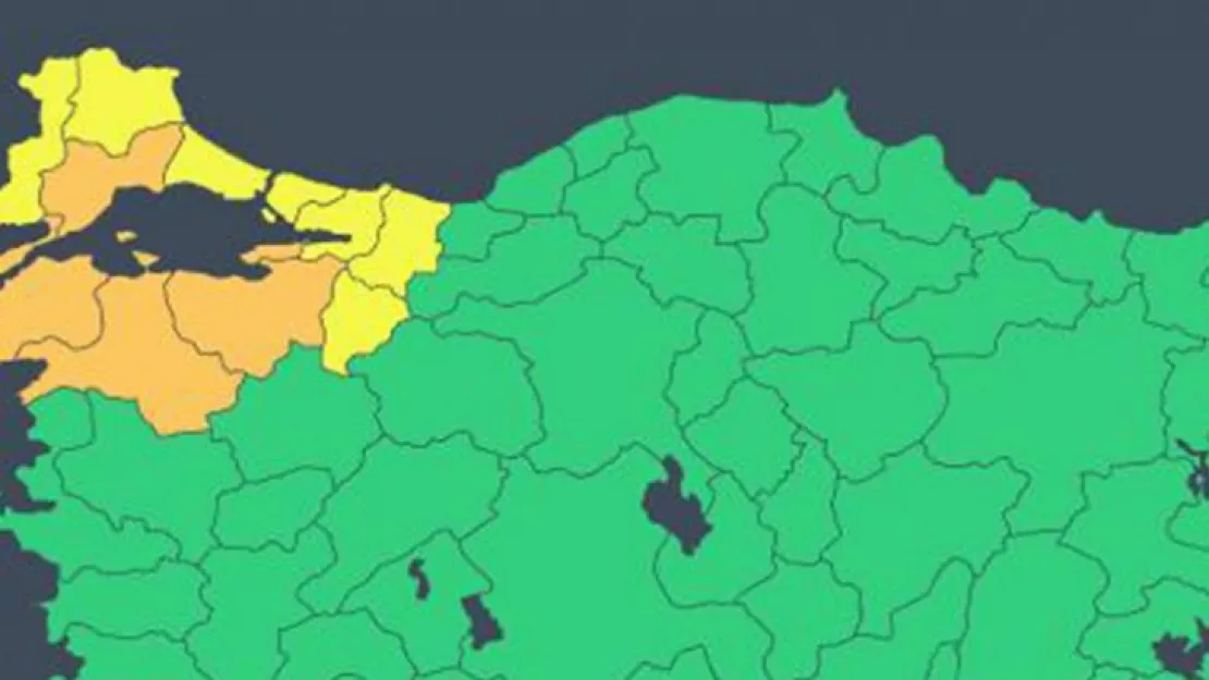 Kocaeli'ye 'sarı kod' uyarısı!