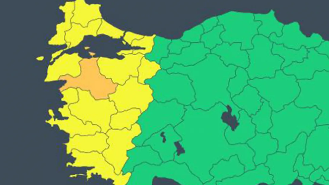 Kocaeli'ye 'sarı' uyarı!