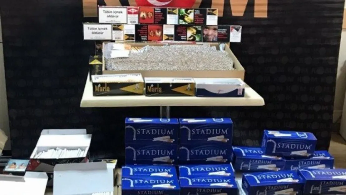 Kocaeli'de binlerce adet bandrolsüz makaron ele geçirildi!