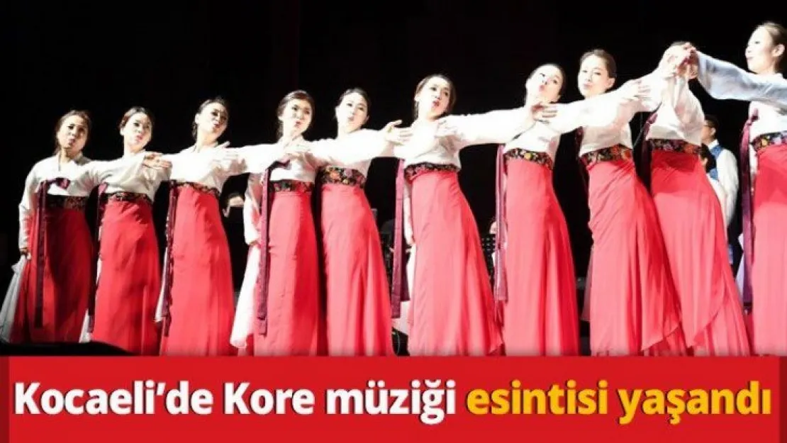 Kocaeli'de Kore müziği esintisi yaşandı