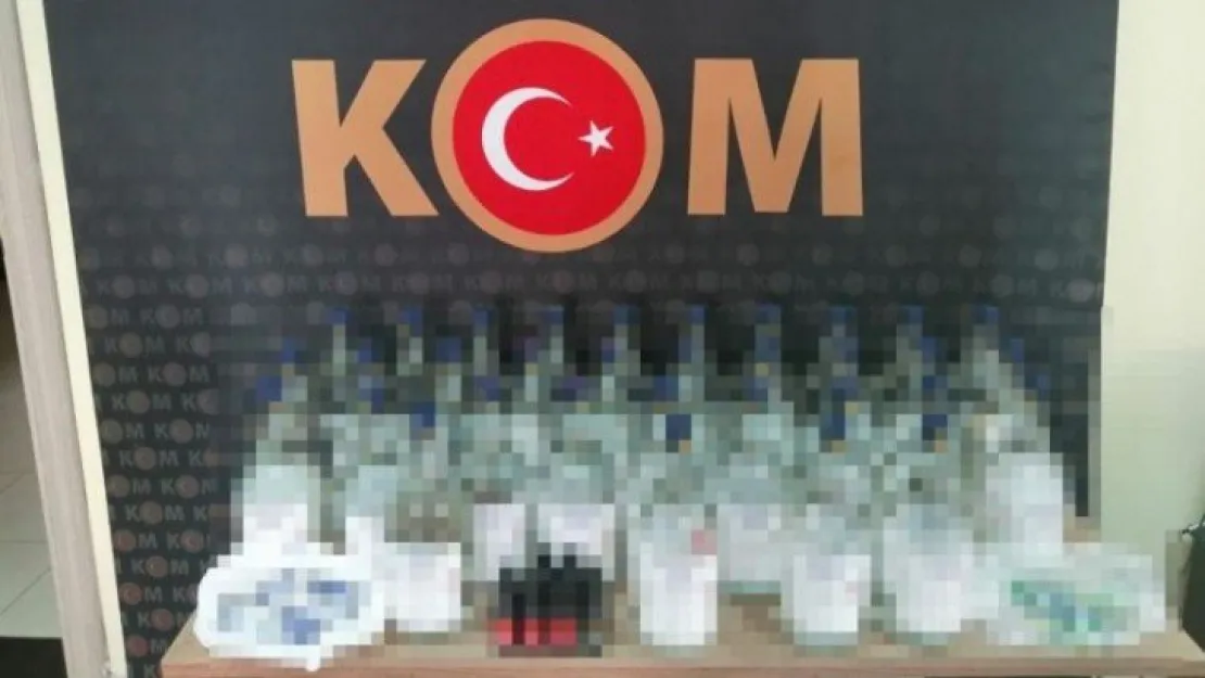 Kocaeli'de sahte alkol operasyonu