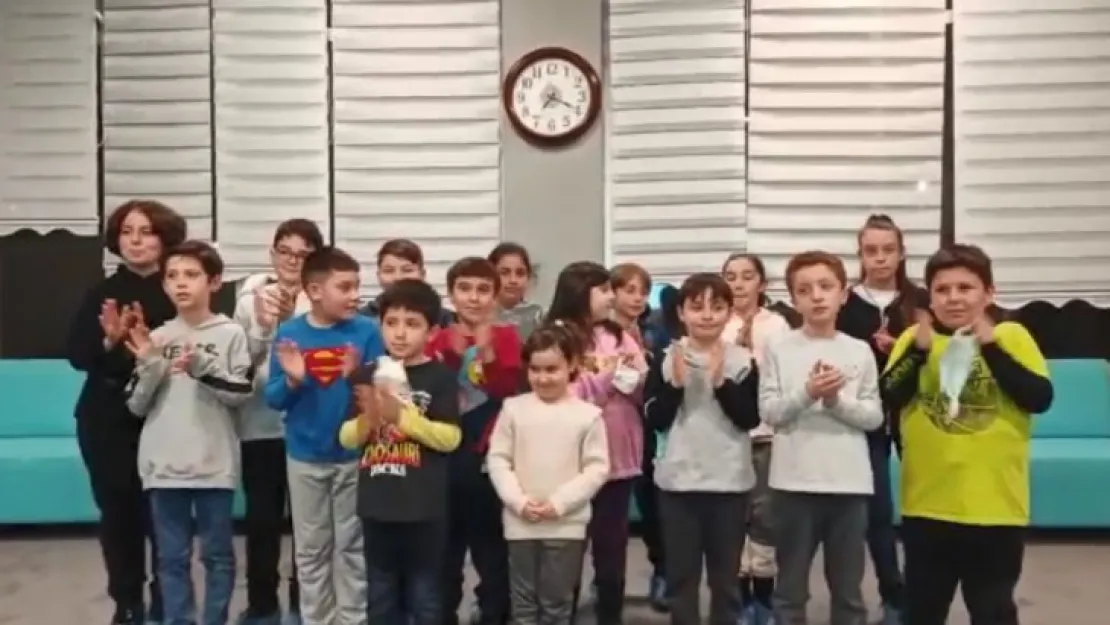 Kocaelili çocuklardan mesaj: 'Savaşa hayır'