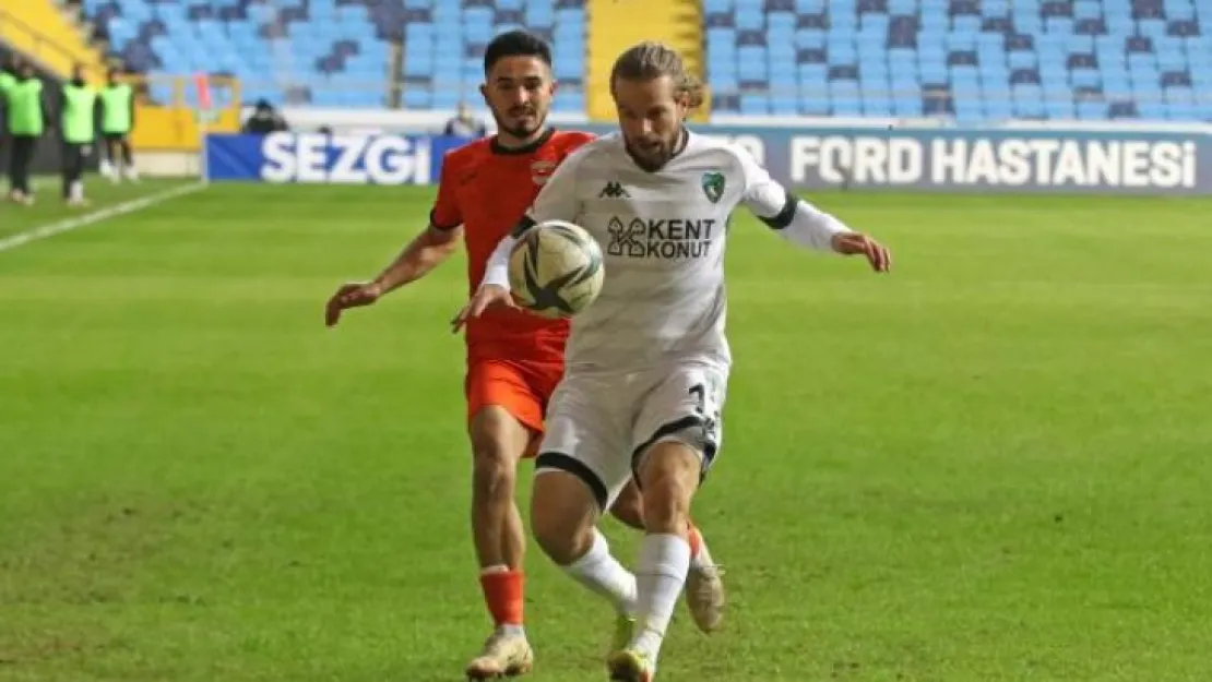 Kocaelispor, Adana'da kayıp: 2-0