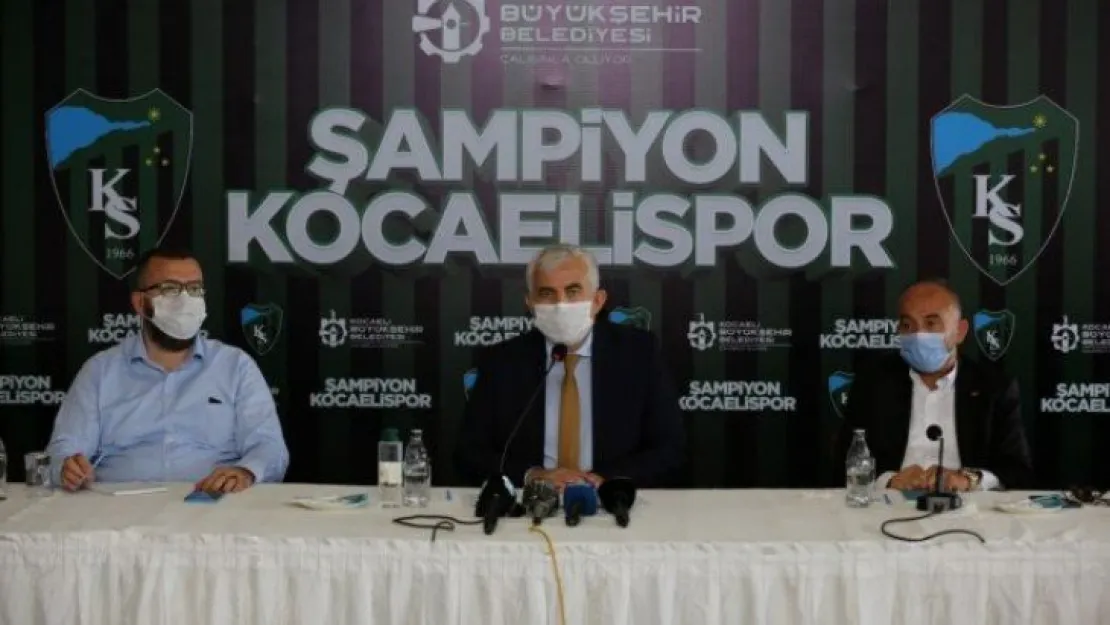 Kocaelispor şampiyonluğu böyle kutlayacak