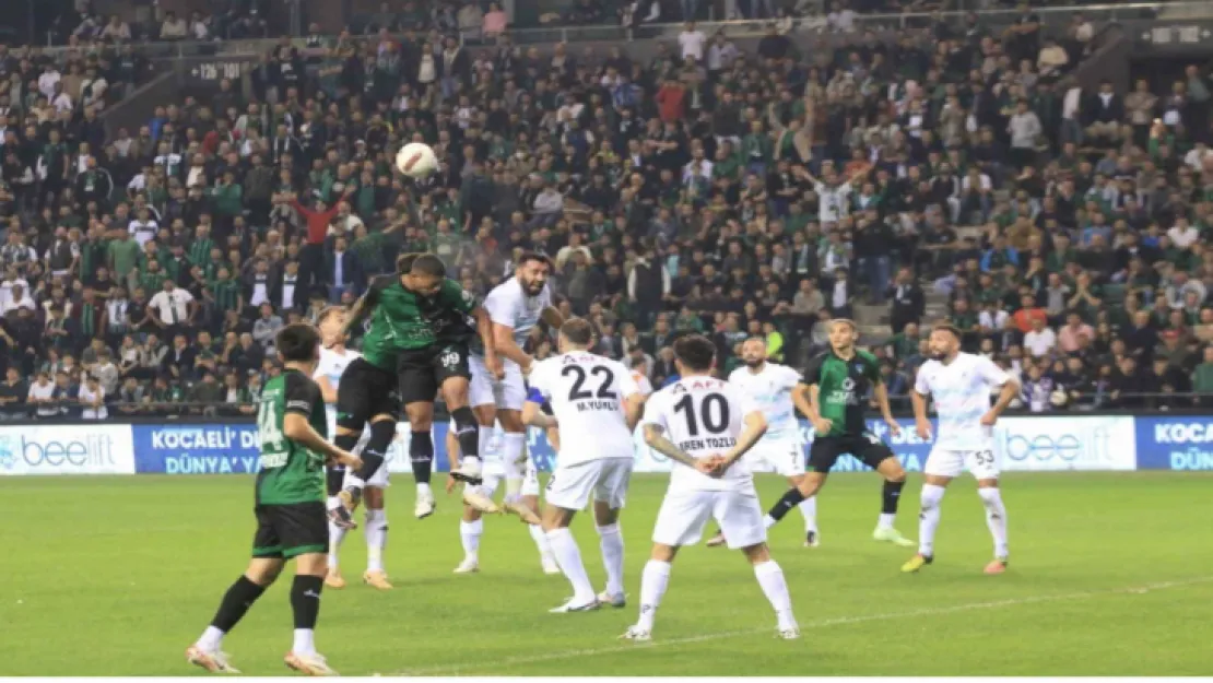 Kocaelispor tat vermedi: 1-1