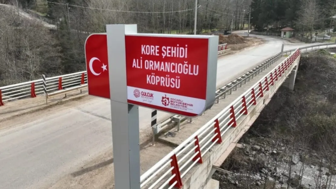 Kore şehidinin adı köprüde yaşayacak
