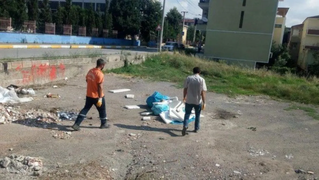 Körfez Belediyesi temizliği elden bırakmıyor