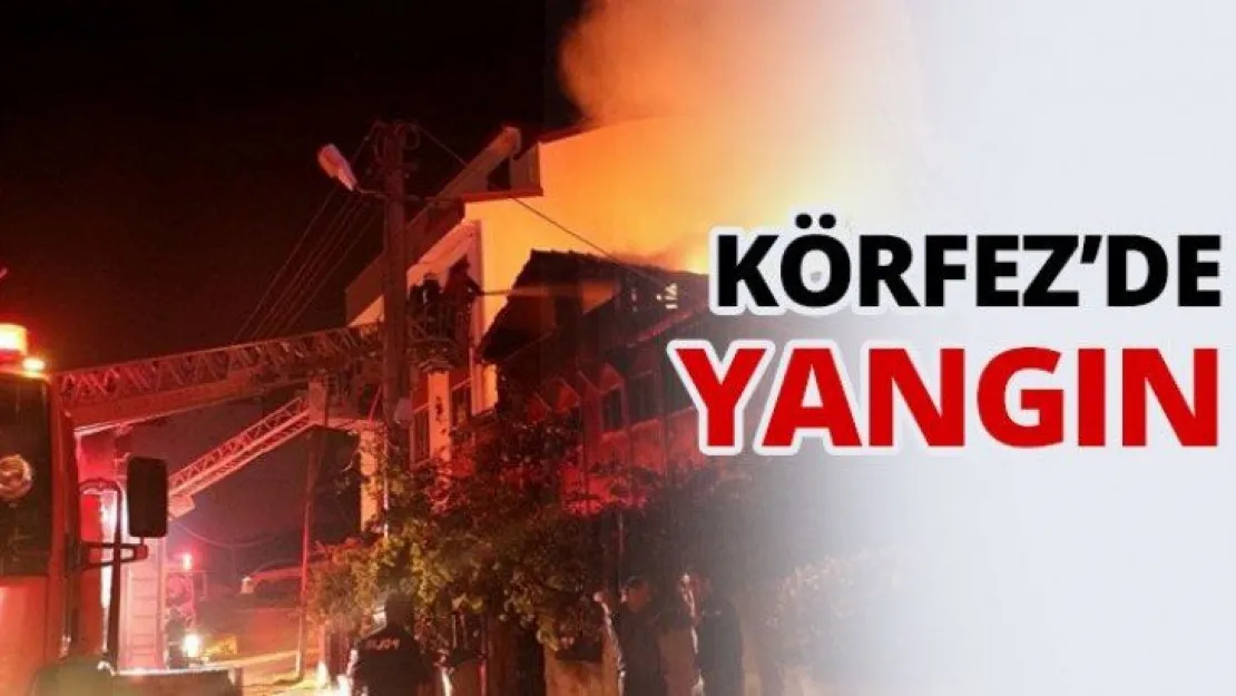 Körfez'de yangın