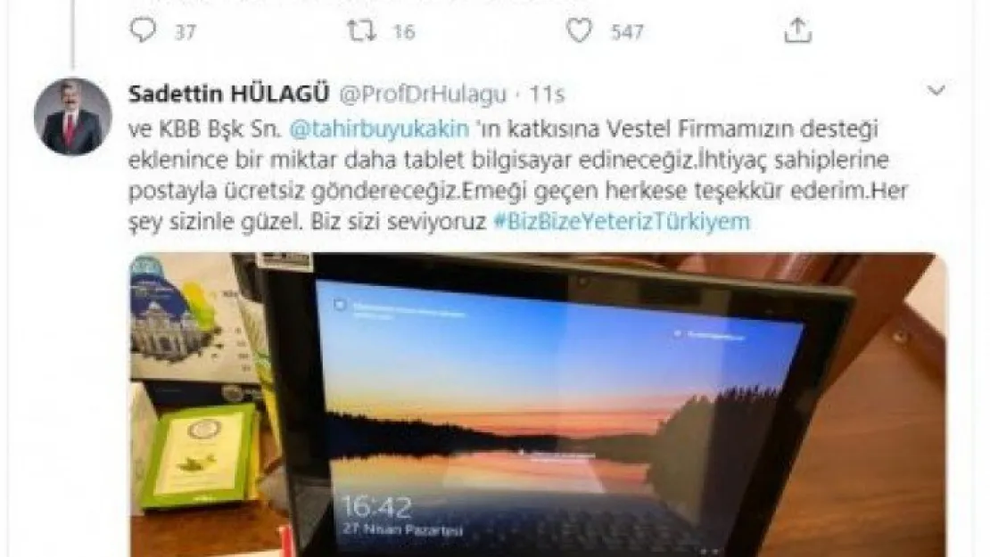 KOÜ Öğrencilere tablet dağıtacak!