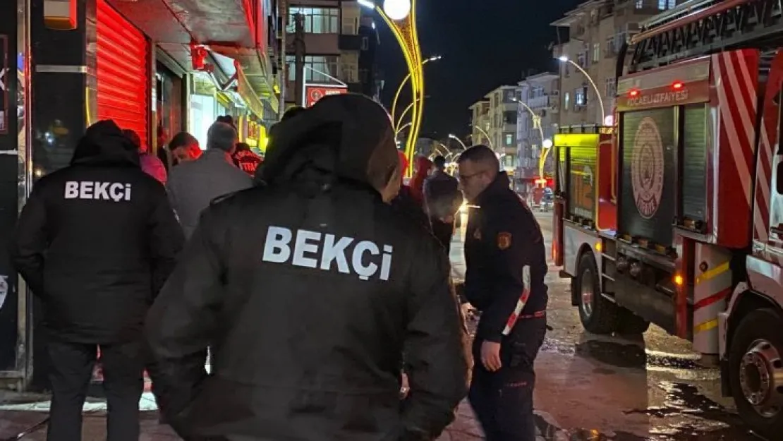 Kullanılmayan dairede yangın çıktı