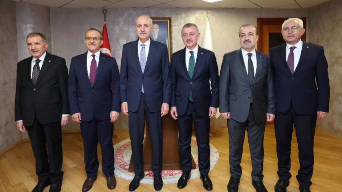 Kurtulmuş'tan Büyükşehir'e ziyaret