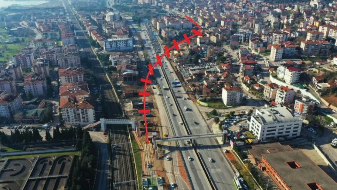 Kuruçeşme'de tramvay için 130 adet fore kazık çakıldı